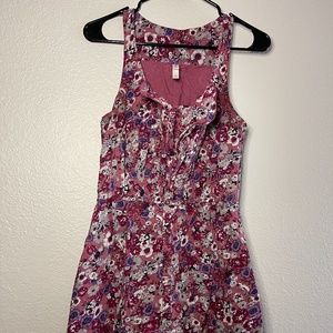Floral Print Mini Dress